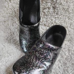 Floral Dansko Clogs